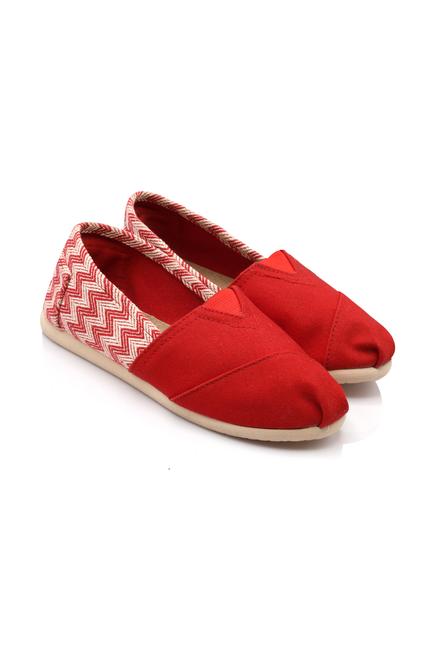 Fiorella Zıgzag Kırmızı Kadın Ayakkabı